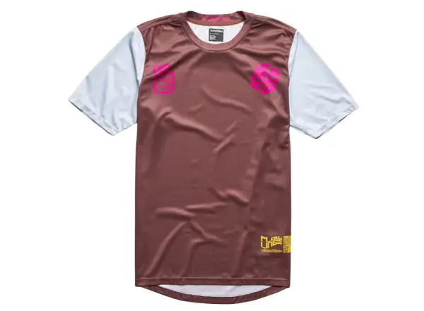Troy Lee Designs Flowline męska koszulka z krótkim rękawem Flipped Chocolate