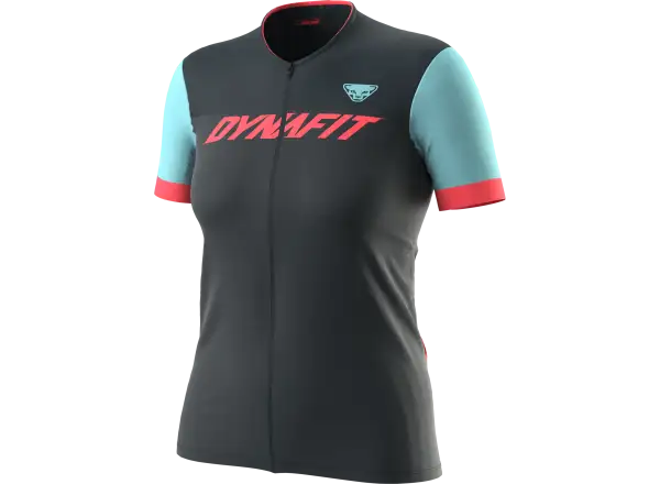 Dynafit Ride Light Full Zip damski dres krótki rękaw Blueberry/Marine Blue