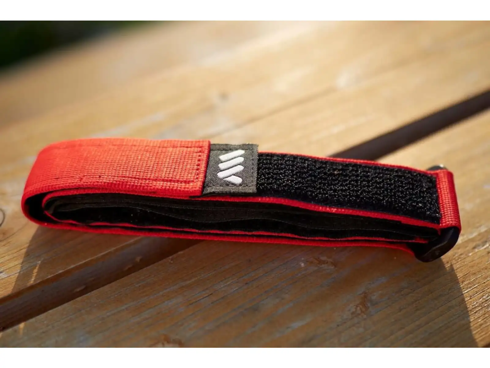 All Mountain Style Velcro Strap taśma na rzep Red