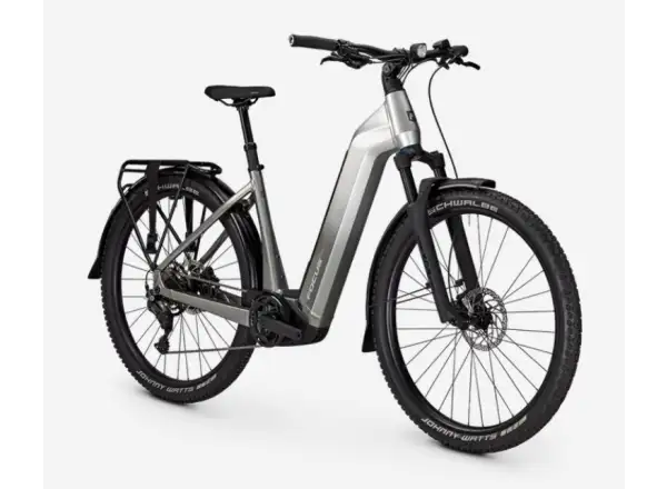 Focus AVENTURA2 6.7 Wave 29" 600Wh elektryczny rower niskowymiarowy Nepalsilver / Steelgrey