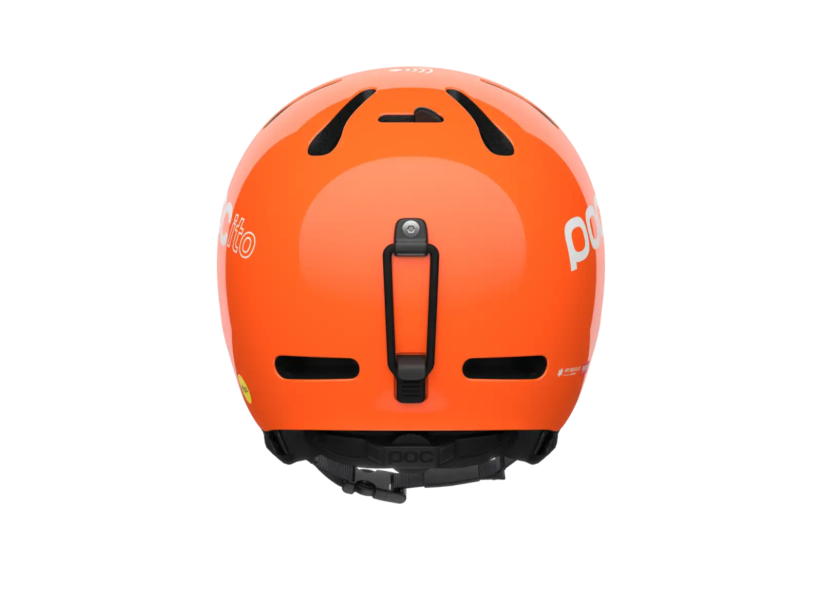POC POCito Fornix MIPS dziecięcy kask narciarski Fluorescent Orange