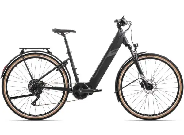 Rock Machine Crossride e450 rower elektryczny trekkingowy Matte Black/Grey