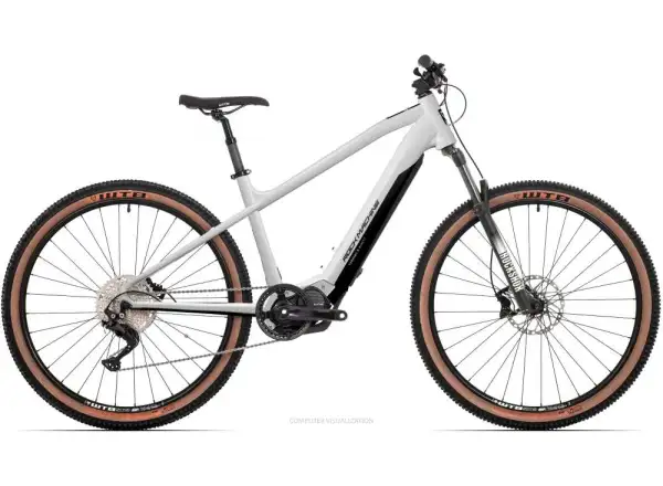 Rock Machine Torrent e90-29 górski rower elektryczny Gloss White/Black/Silver