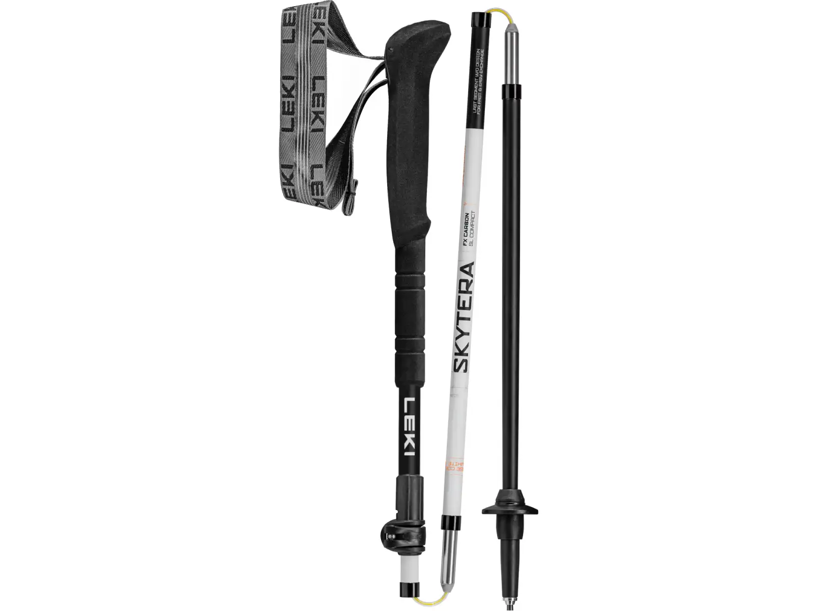 Leki Skytera FX Carbon kije trekkingowe White/Black roz. 110-130 cm