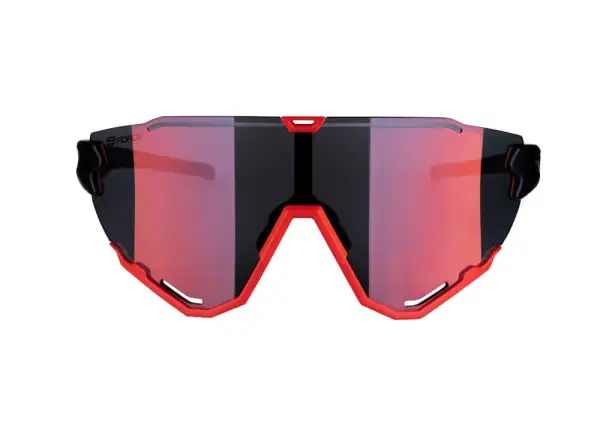 Force Creed okulary czarna/czerwona/czerwona revo szkła