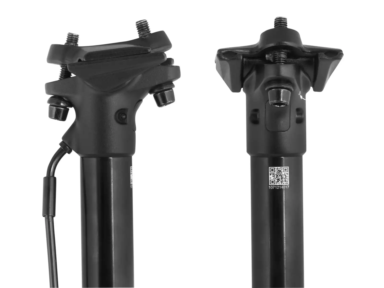 Force Dropper teleskopowa sztyca 100 mm 31,6x405 mm czarna