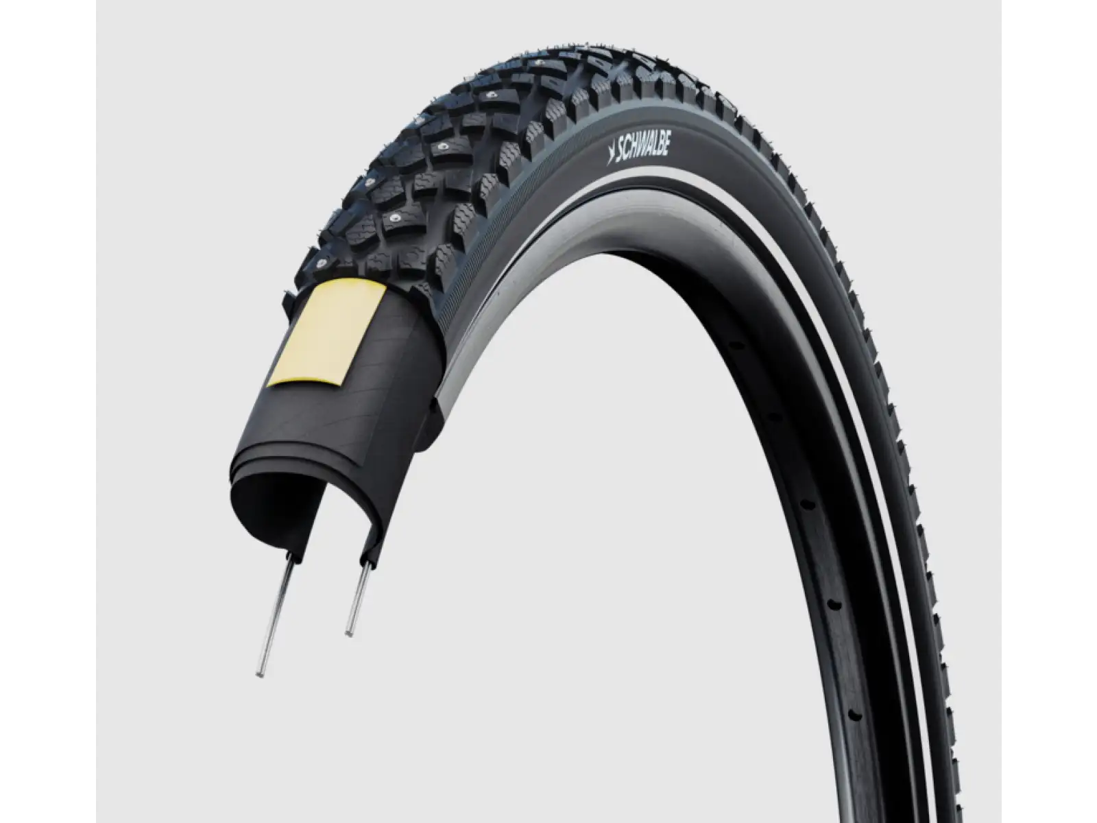 Schwalbe Motion Spike E-25 42-622 trekkingowa opona drut czarna/reflex