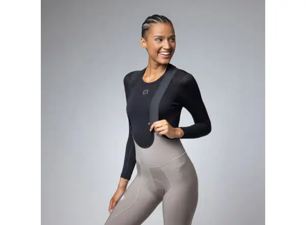 Alé Pragma Winter damskie zimowe spodnie rowerowe Rope Grey
