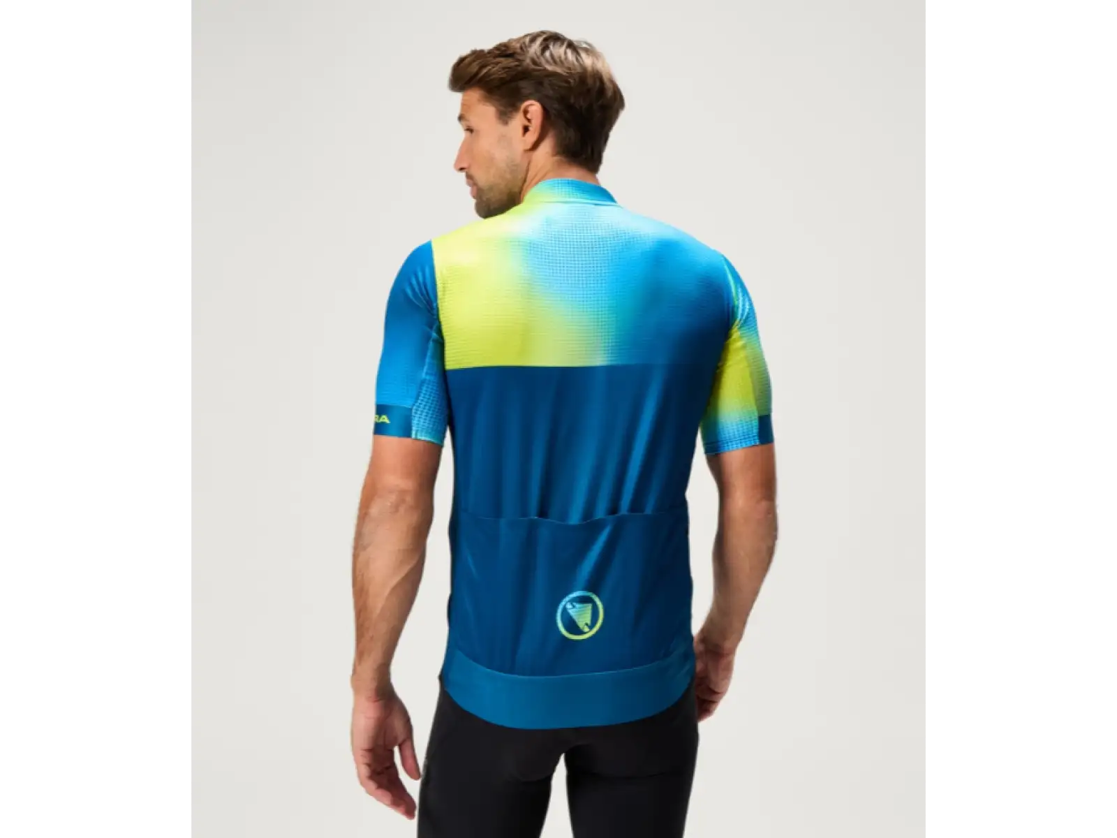 Endura FS260 Bitmap męska koszulka krótki rękaw Barra Blue