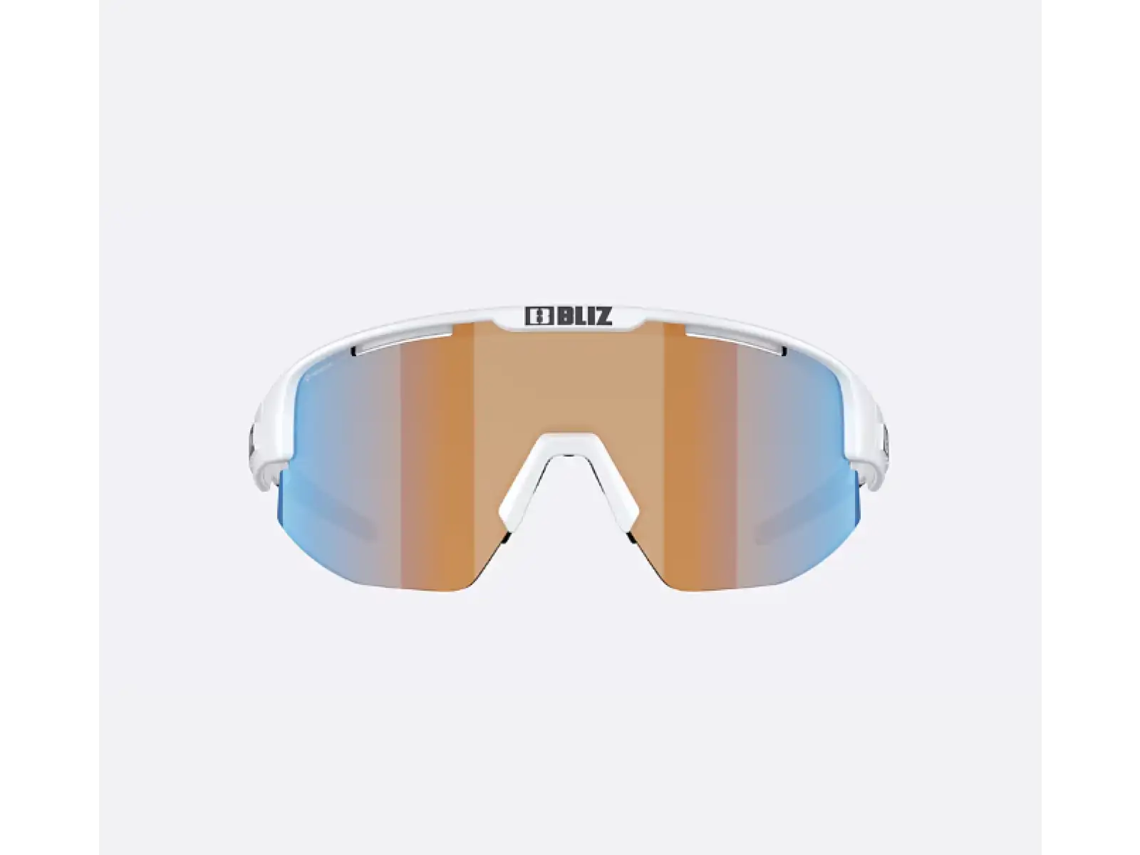 Bliz Matrix Nano Optics Nordic Light okulary przeciwsłoneczne Matte White/Coral/Orange/Blu