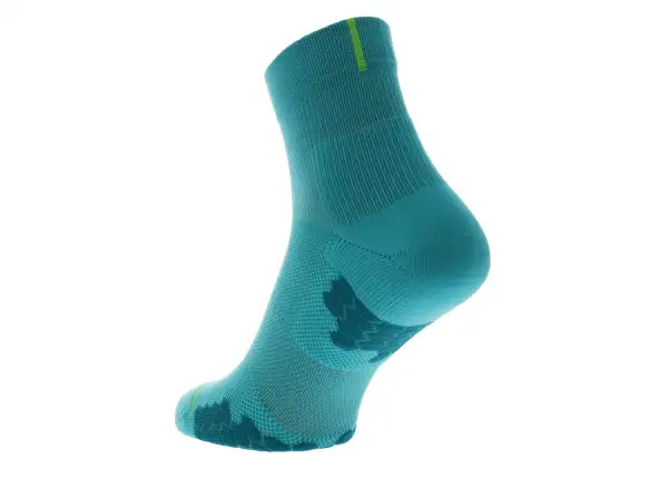 Inov-8 Trailfly średniej wysokości skarpety teal/purple