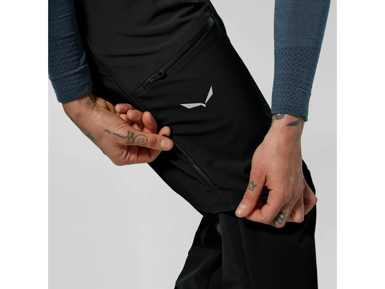 Salewa Ortles Durastretch/Stormwall damskie spodnie Black Out