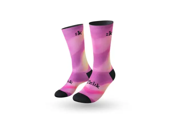 Fizik Faded skarpetki rowerowe Purple/Yellow