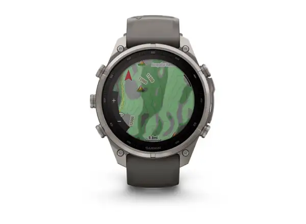 Garmin Fénix 9 Pro inReach Solar 47 mm Tytan Pebble Gray/Silver Gray