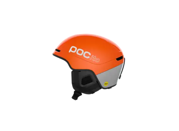 POC POCito Obex dziecięcy kask narciarski Fluorescent Orange