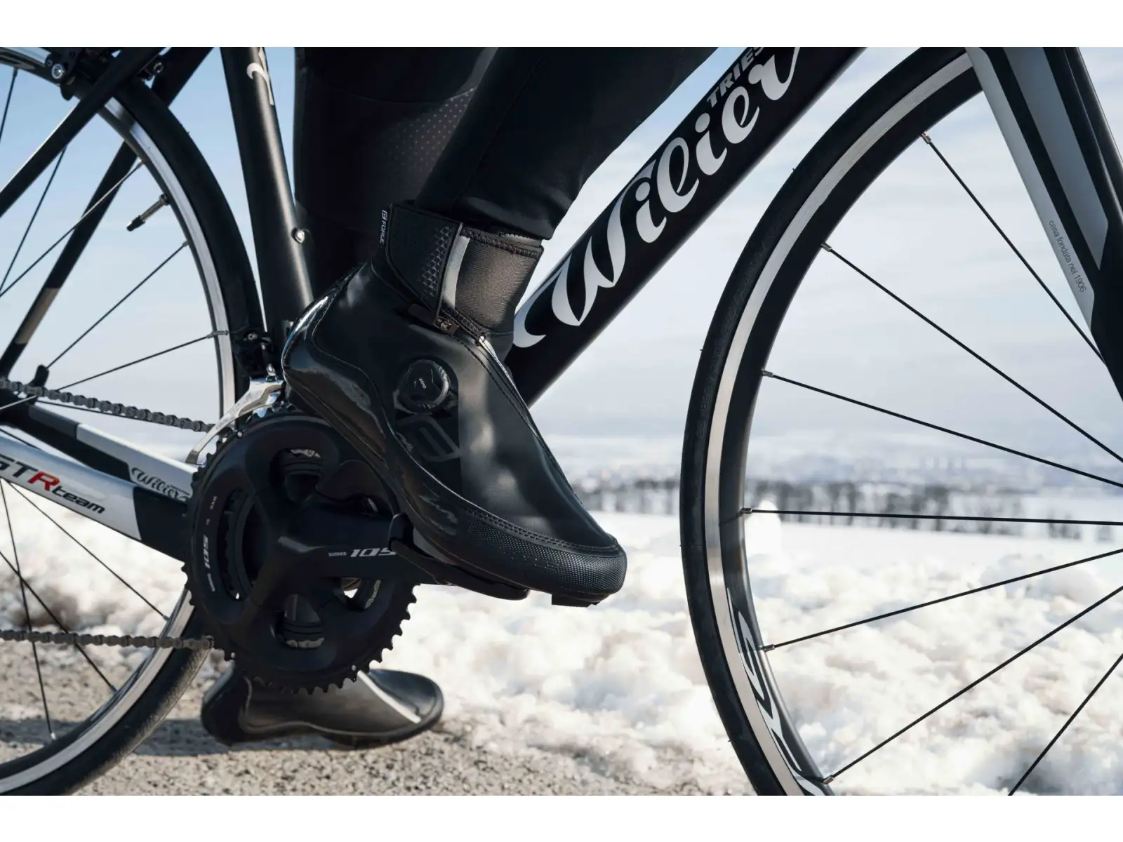Force Road Glacier zimowe szosowe męskie buty czarna