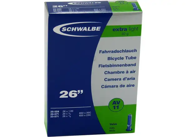 Schwalbe dętka MTB Extra Light 26x1,00" (Nr.11)