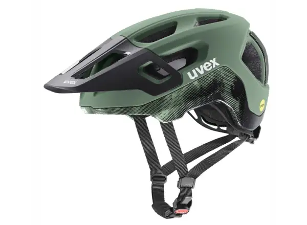 Uvex React MIPS MTB kask Moss Green/Black Matt
