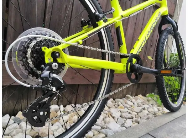Rock Machine Thunder 24 Gloss Radioactive Yellow/Black/Dark Grey rower dziecięcy