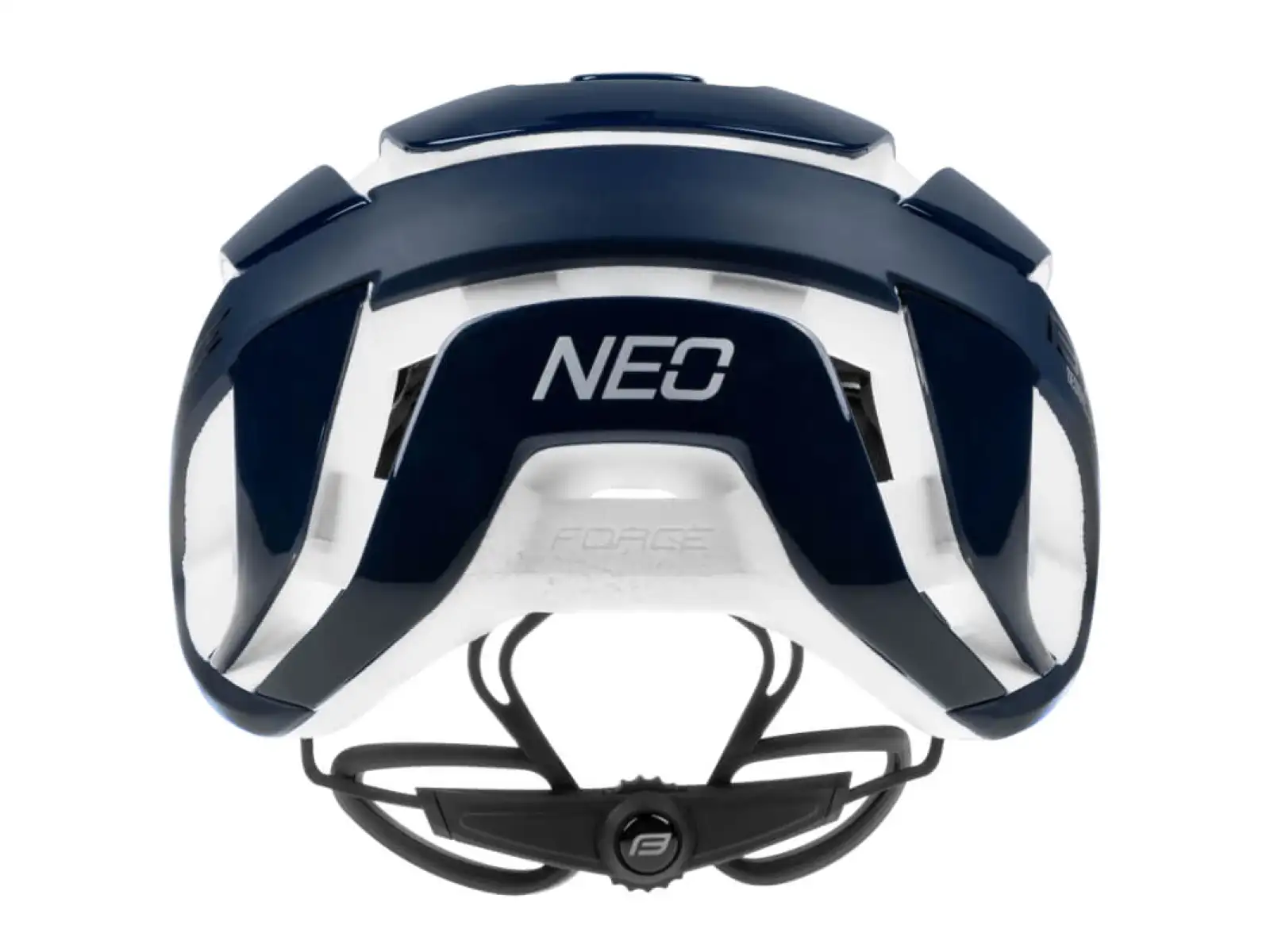 Force Neo kask rowerowy niebieska/biały