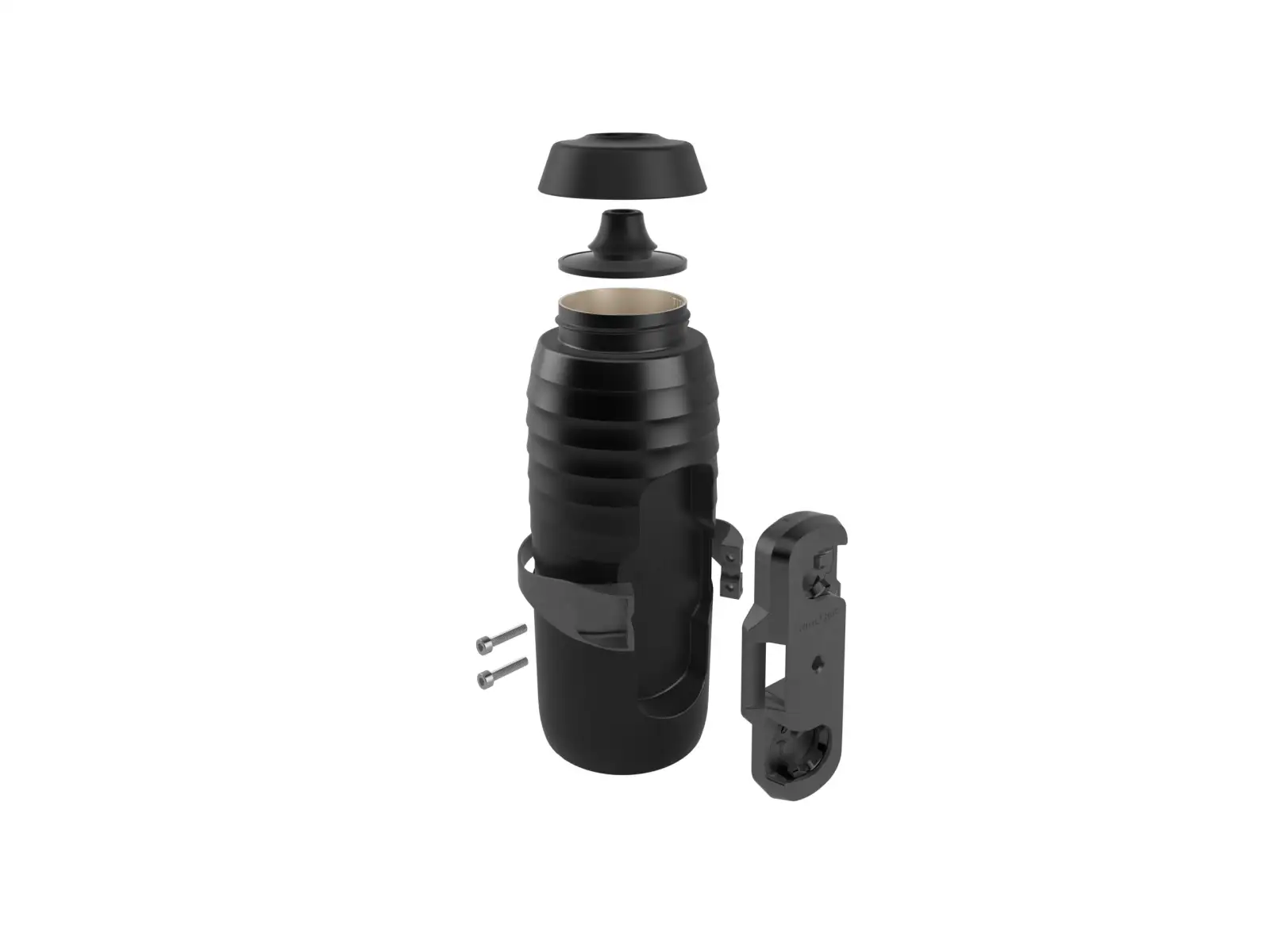 Fidlock Twist set Keego bidon 600 ml czarny + podstawa na ramę