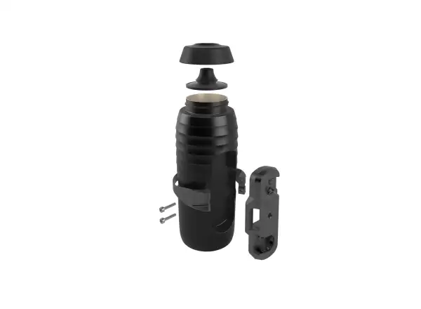 Fidlock Twist set Keego bidon 600 ml czarny + podstawa na ramę
