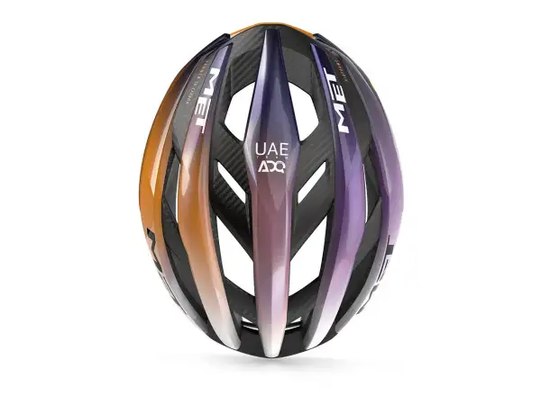 MET Trenta 3K Carbon szosowy kask UAE Team ADQ Limited Edition