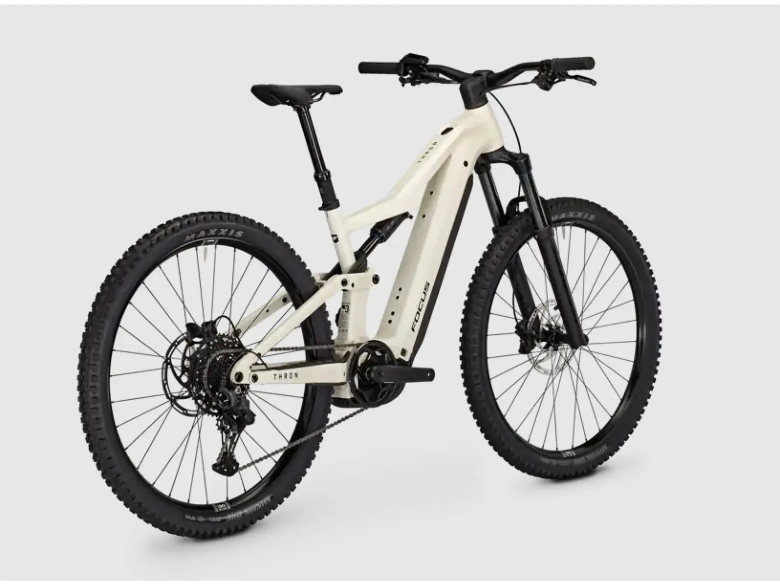 Focus THRON 7 800Wh w pełni amortyzowany rower elektryczny Champagne matt
