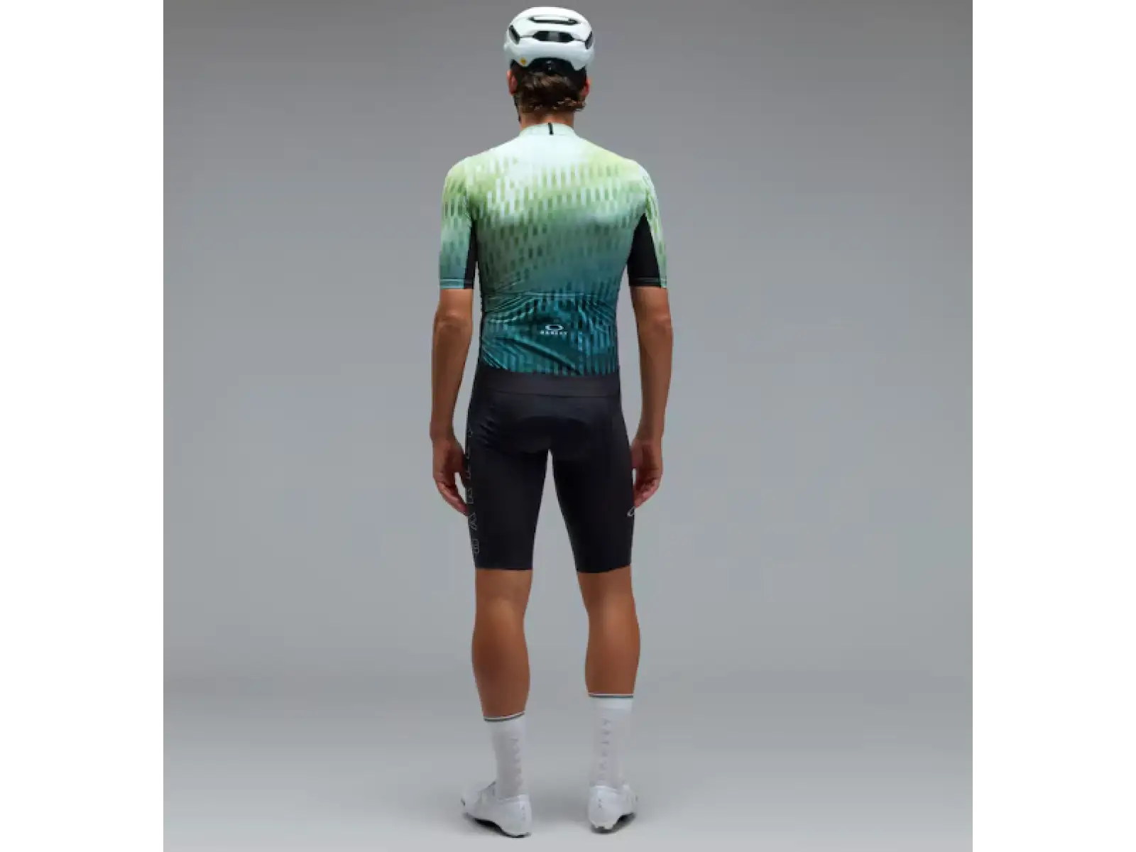 Oakley Icon Training męska koszulka z krótkim rękawem Green Glitch Print