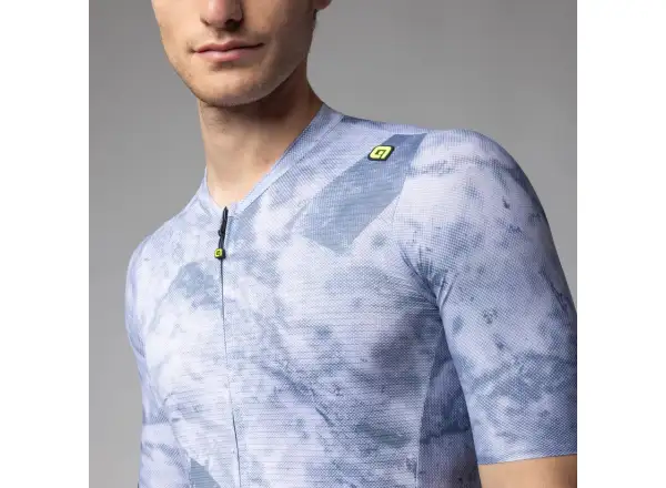 Alé PR-E Marble męska koszulka krótki rękaw Steel Blue