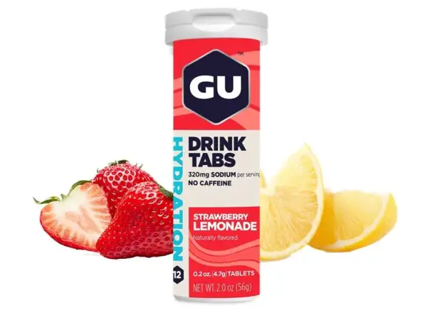 GU Hydration Drink Tabs tabletki musujące Strawberry Lemonade 54 g