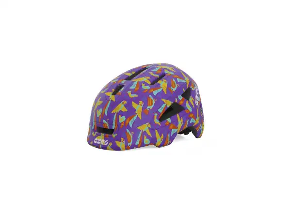 Giro Scamp II dziecięcy kask Mat Purple Libre