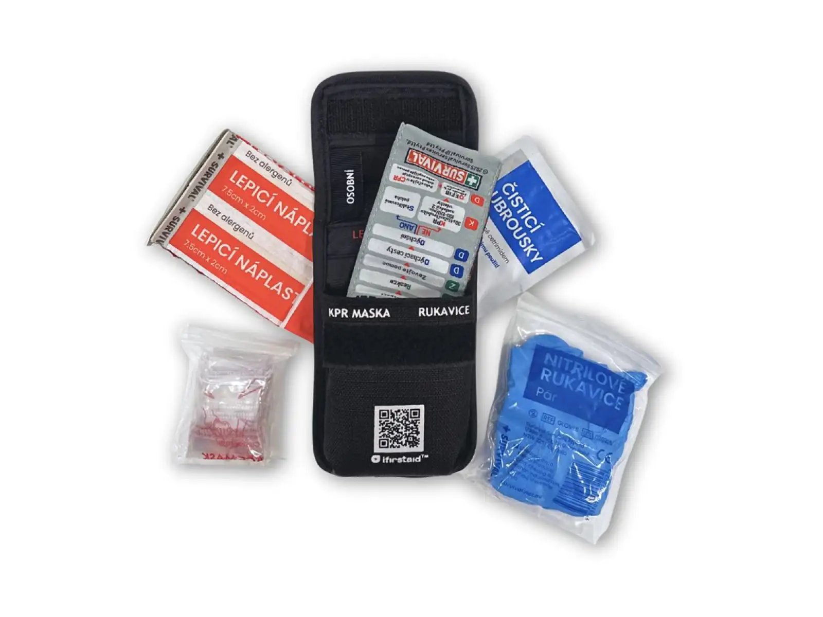 Survival First Aid Kit Pocket kompaktowy zestaw RKO