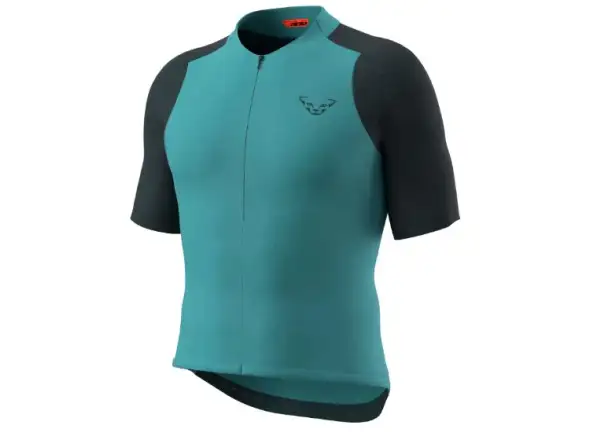 Dynafit Ride Light 1/2 zip męska koszulka z krótkim rękawem Storm Blue/Blueberry
