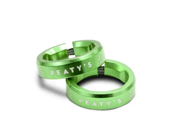 Peaty's Monarch Lock Ring obejma chwytu Emerald