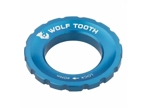 Wolf Tooth Centerlock nakrętka zewnętrzna niebieska