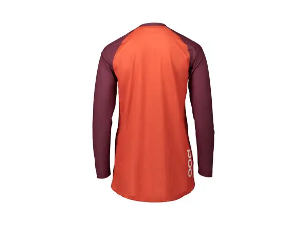 POC Pure damska MTB koszulka z dlugim rekawem Propylene Red/Agate Red