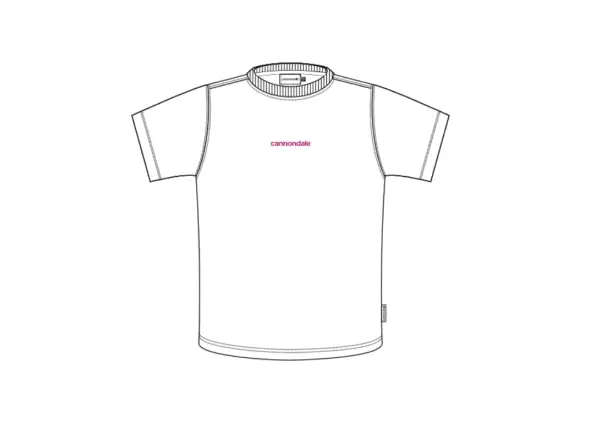 Cannondale Lifestyle unisex koszulka krótki rękaw White/Orc