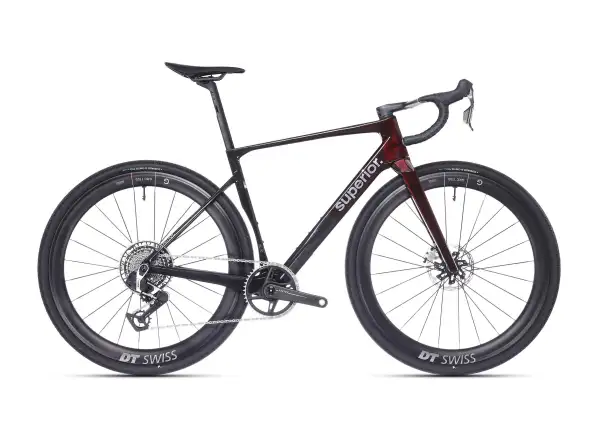 Superior XR 9.9 LTD gravel rower Matte Carbon/Gloss Red