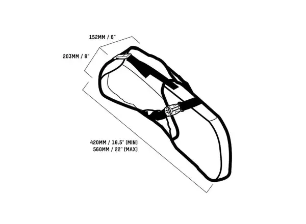 Blackburn Outpost Seat Bag torba ekspedycyjna podsiodłowa