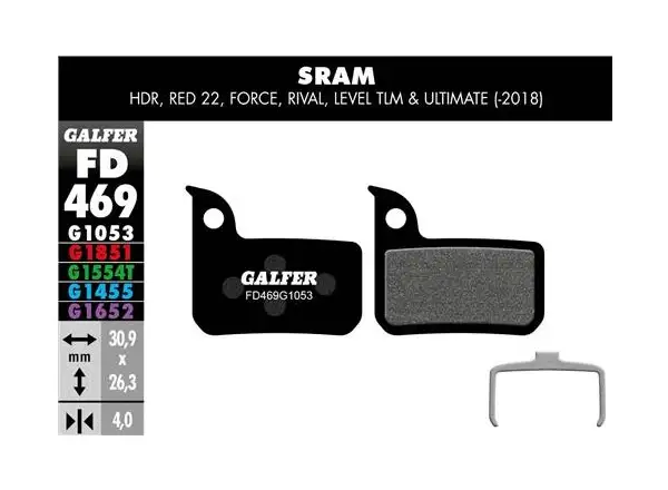 Galfer FD469 Standard dla Sram HRD, Red, Force, Rival