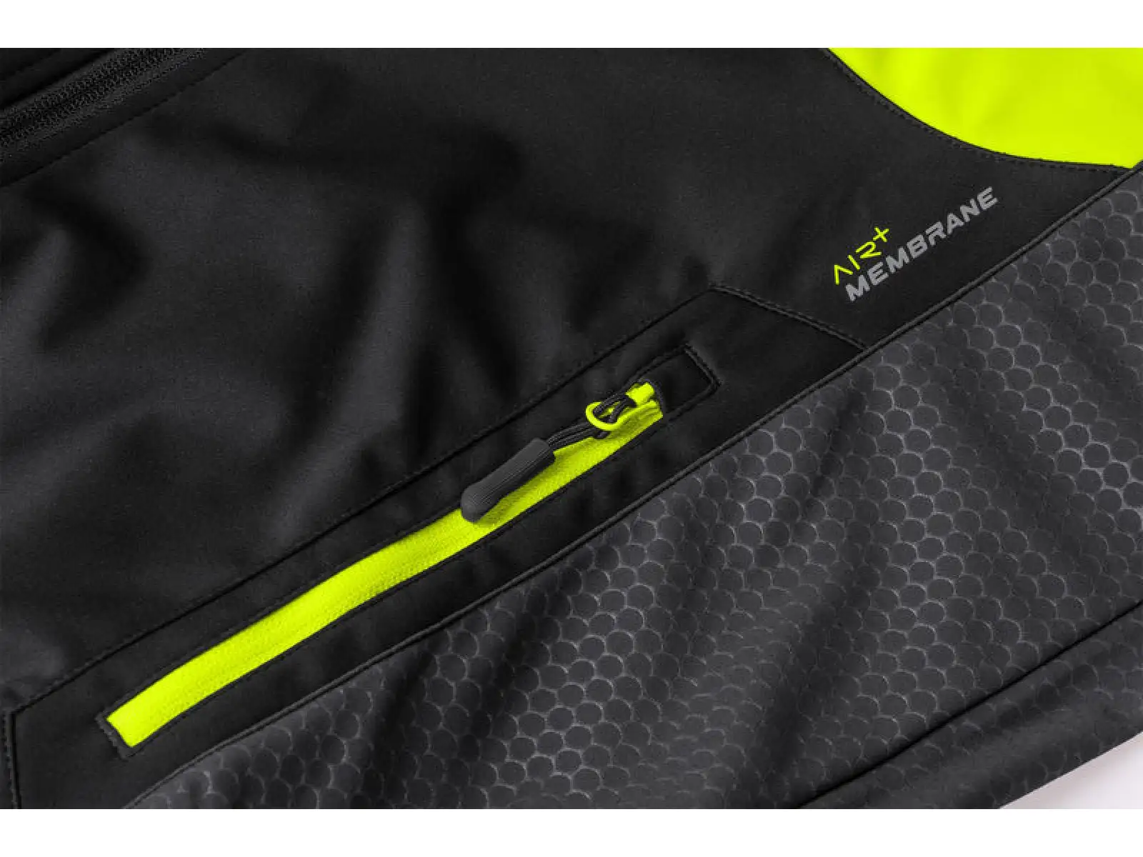 Etape Strong 2.0 męska kurtka czarna/żółta fluo