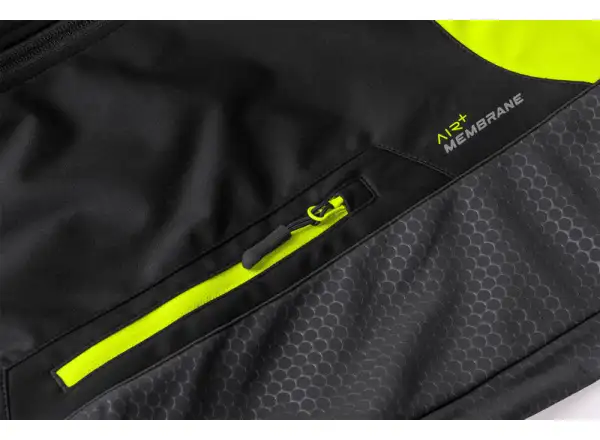 Etape Strong 2.0 męska kurtka czarna/żółta fluo