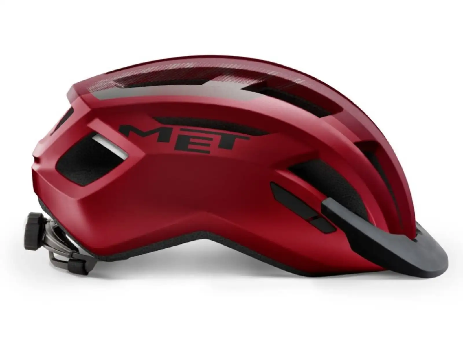 MET ALLROAD kask czerwony/czarny matowy