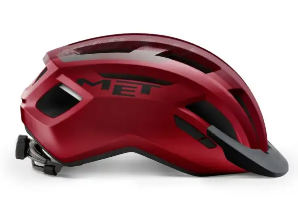 MET ALLROAD kask czerwony/czarny matowy