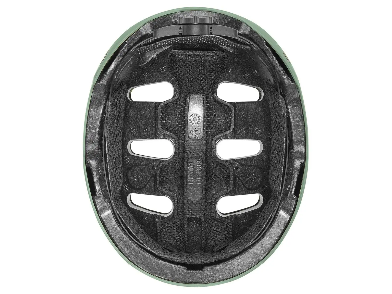 Uvex Kid 4 Style kask dziecięcy Bam Moss Green/Papaya Matt