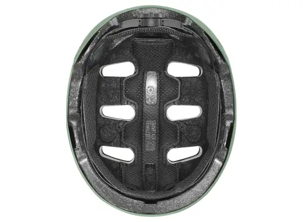 Uvex Kid 4 Style kask dziecięcy Bam Moss Green/Papaya Matt