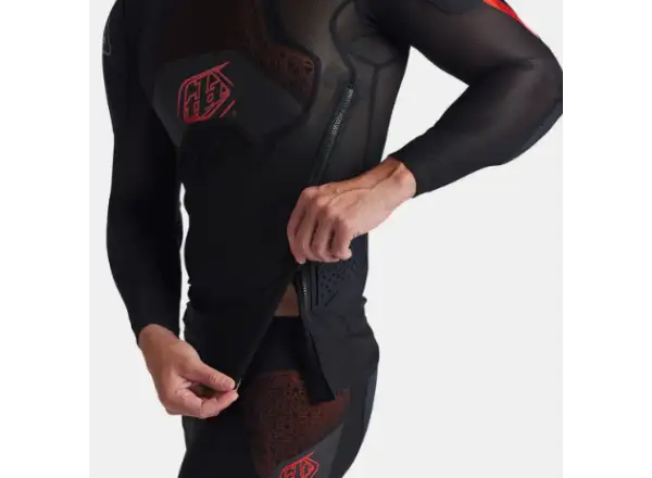 Troy Lee Designs Stage Ghost D3O Solid ochranna kamizelka z długim rękawem Black