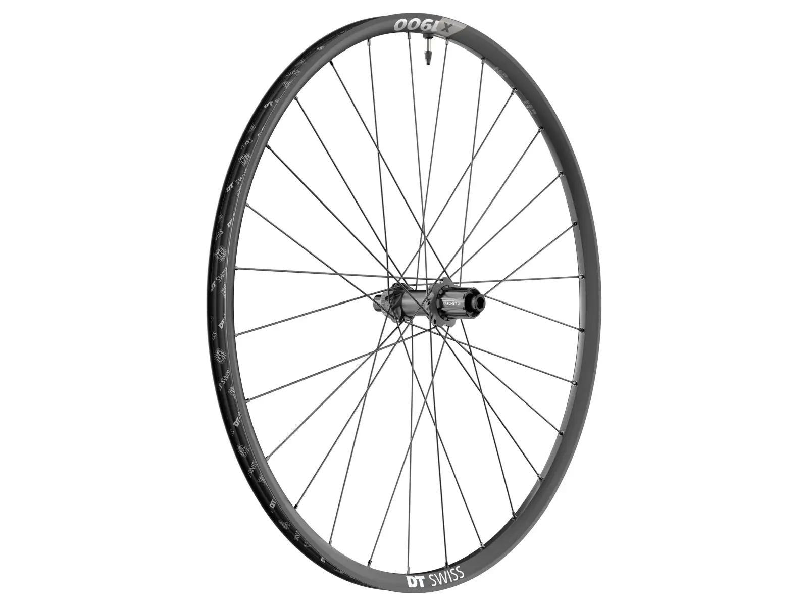 DT Swiss X 1900 Spline CL 25 mm 29" koła zaplecione 15x100/12x142mm bębenek Shimano HG