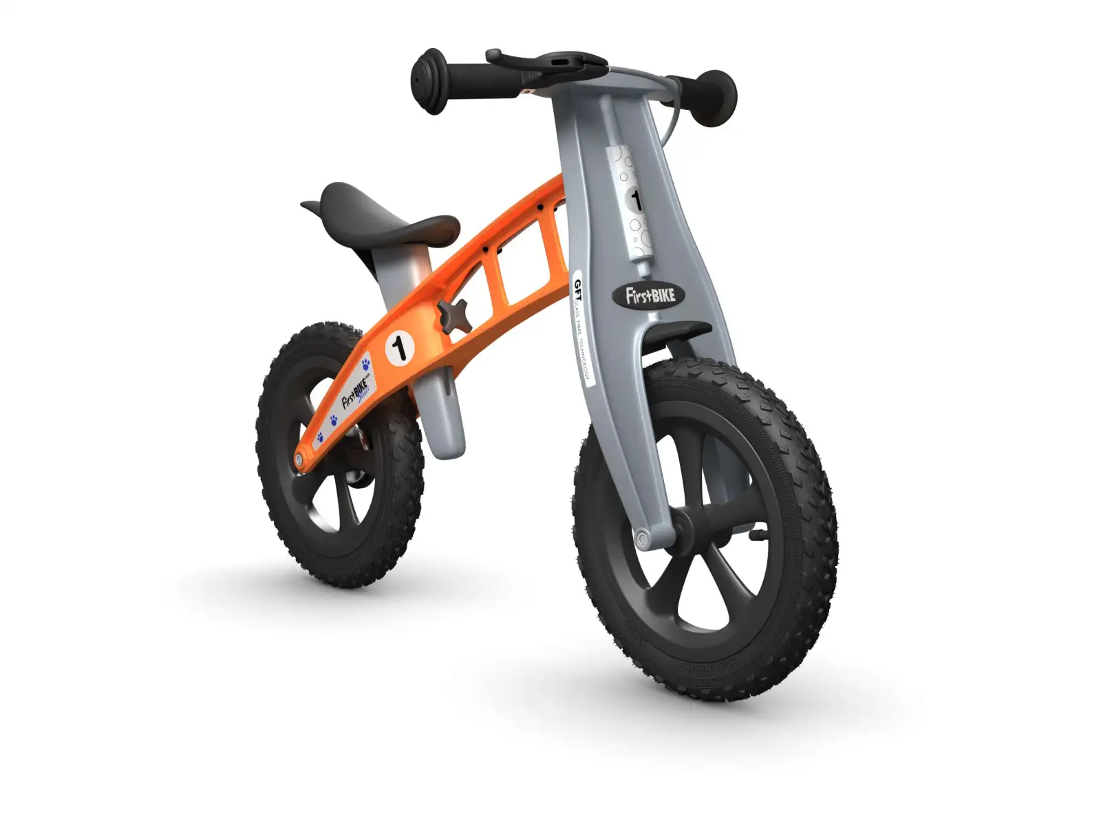 First Bike Cross rowerek biegowy dla dzieci pomarańczowa